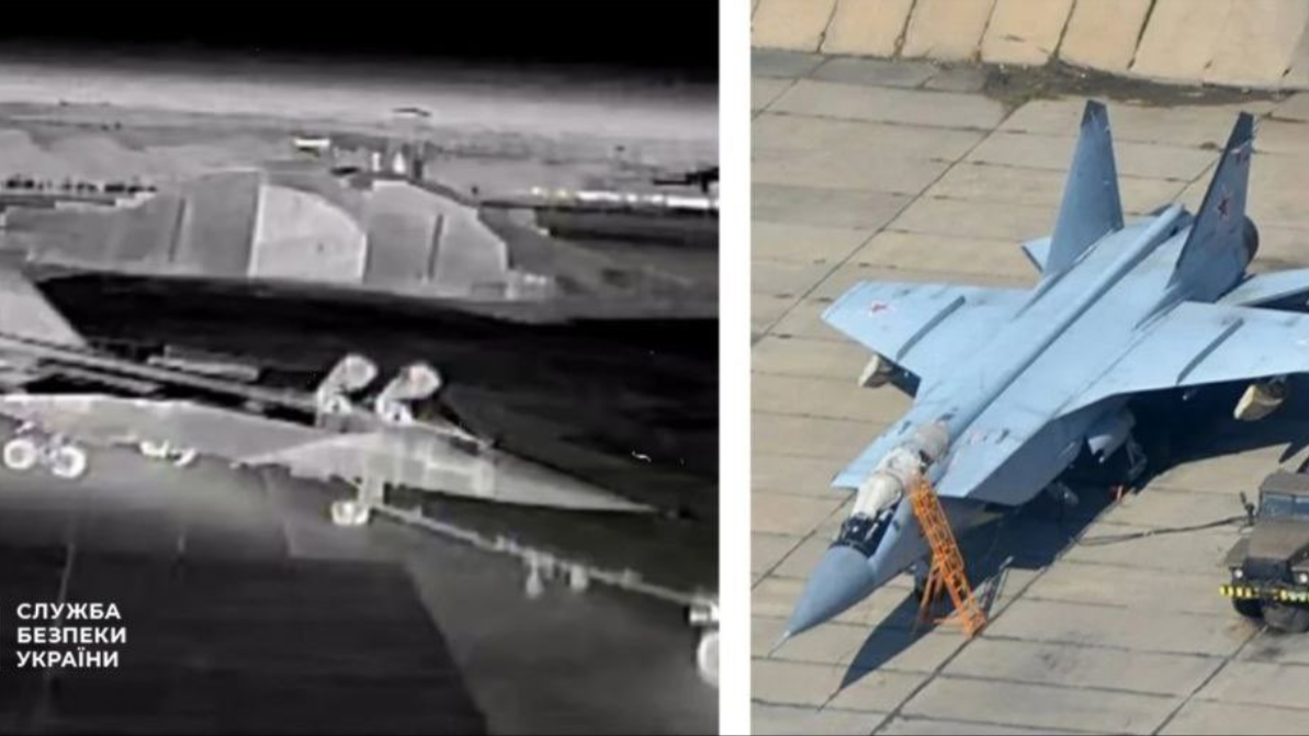 Kerugian Ratusan Juta Dolar, Drone SBU Ukraina Hancurkan MiG-31 dan Radar S-400 Rusia di Belbek