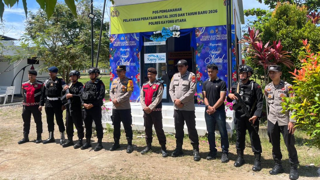 Siaga Ganda Jelang Nataru: Polres Kayong Utara Terjunkan Brimob, Fokus Kejahatan hingga Rawan Banjir