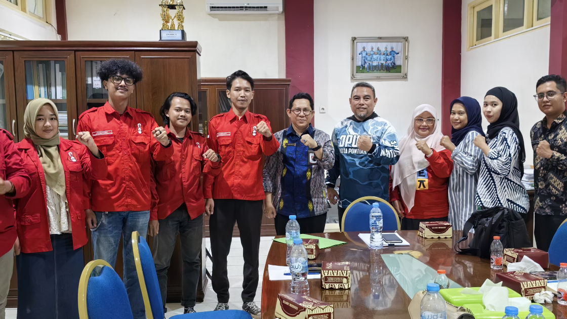 Datangi Dinas PUPR, GMNI Pontianak: Banjir Bukan Sekadar Faktor Alam, Tapi Masalah Tata Kota