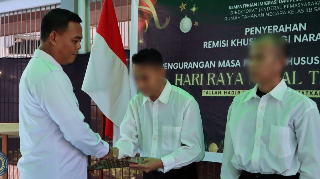 880 Napi Kalbar Terima Remisi Khusus Natal, Belasan Orang Langsung Menghirup Udara Bebas