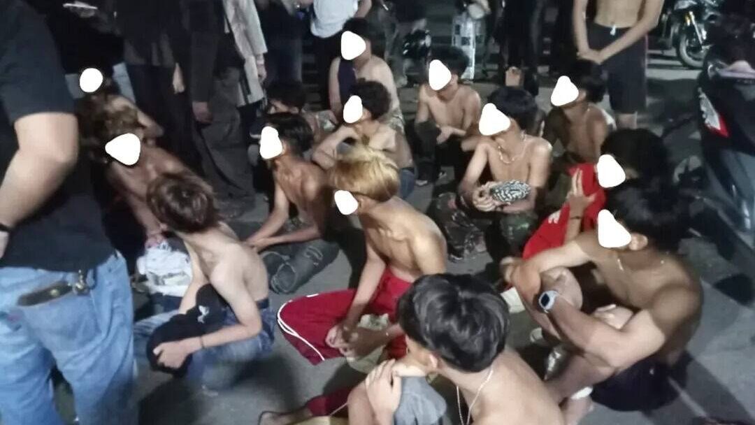 Diduga Hendak Tawuran, 27 Remaja dan Senjata Tajam Diamankan Polsek Pontianak Barat