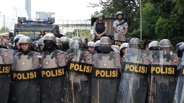 Polisi Siagakan 1.095 Personel untuk Amankan Aksi Unjuk Rasa di Jakarta Pusat