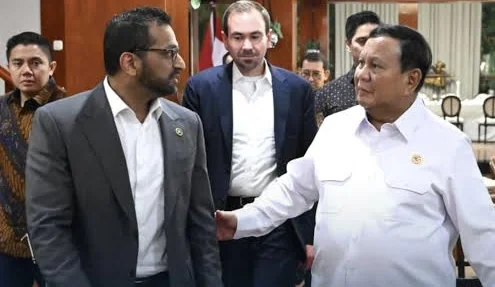 Prabowo Terima Direktur FBI di Kertanegara, Bahas Penguatan Kerja Sama dan Repatriasi Artefak Budaya