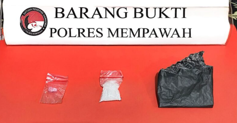 Bawa Sabu dan Ekstasi dari Pontianak, Dua Pria Dicegat Polisi di Mempawah Timur