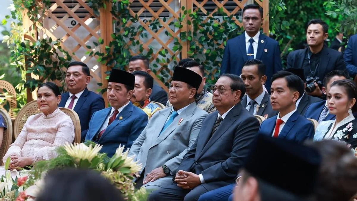 Presiden Prabowo, Jokowi, dan SBY Hadiri Pernikahan Putra Boy Thohir