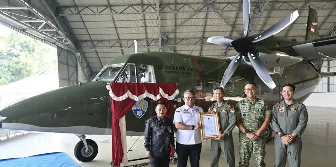 TNI AU Perkuat Armada Angkut, Pesawat NC-212i A-2119 Resmi Bergabung dengan Skadron Udara 4