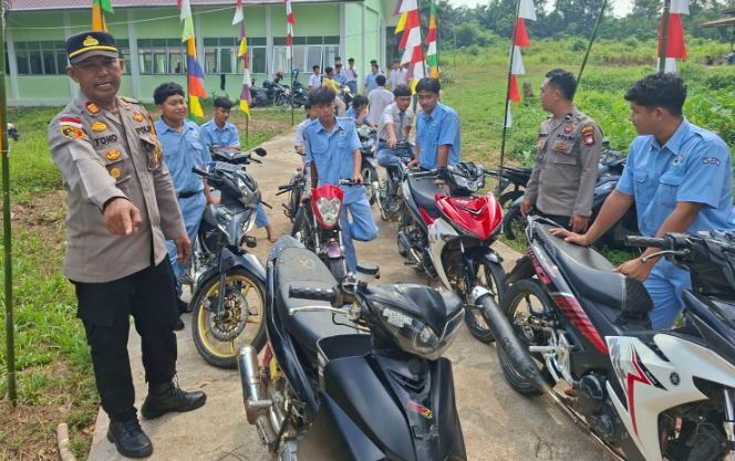 Marak di Kalangan Pelajar, Polisi Minta Orang Tua Awasi Penggunaan Knalpot Brong di Sanggau