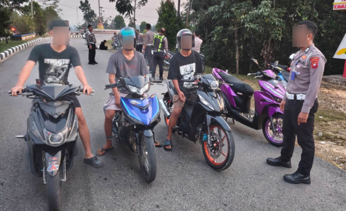 Ganggu Kenyamanan Warga, Polisi Tindak Tegas Penggunaan Knalpot Brong di Sanggau