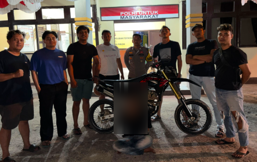 Tim URC Polres Melawi Tangkap Pelaku Pencurian Sepeda Motor di Desa Sidomulyo