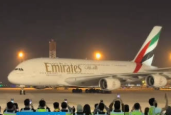 Pesawat Terbesar Dunia Airbus A380 Mendarat di Bandara Soekarno-Hatta