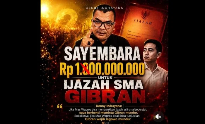 Denny Indrayana Buka Sayembara Rp100 Juta Pembuktian Ijazah SMA Gibran