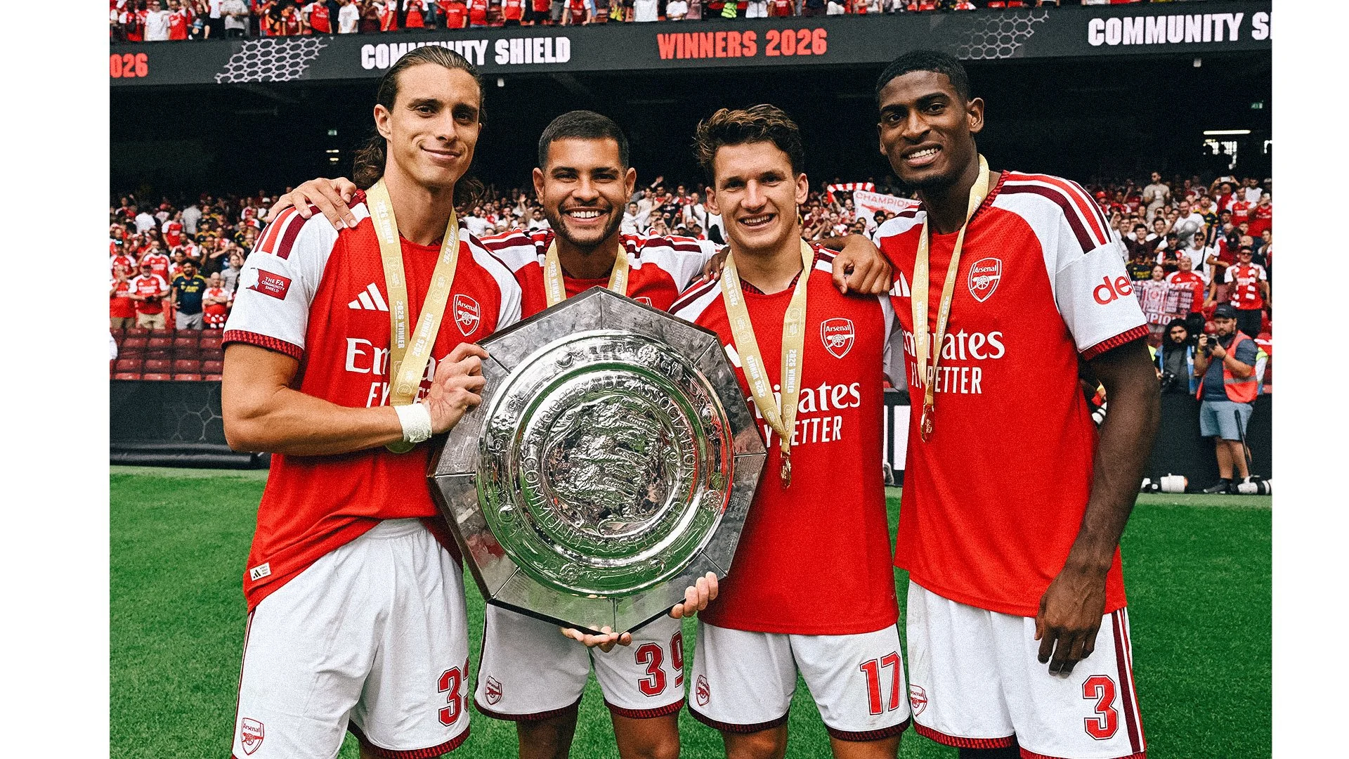 Cetak Gol Tercepat, Calafiori Ukir Rekor di Community Shield
