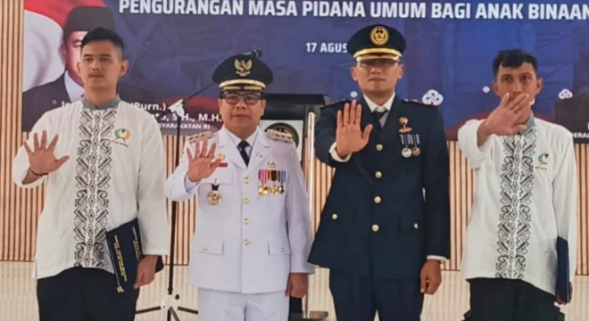 226 Warga Binaan Rutan Sambas Terima Remisi HUT RI