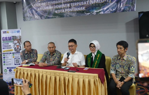 Pembangunan Pipa Limbah SPALD-T Pontianak Telan Dana Rp 1,7 Triliun