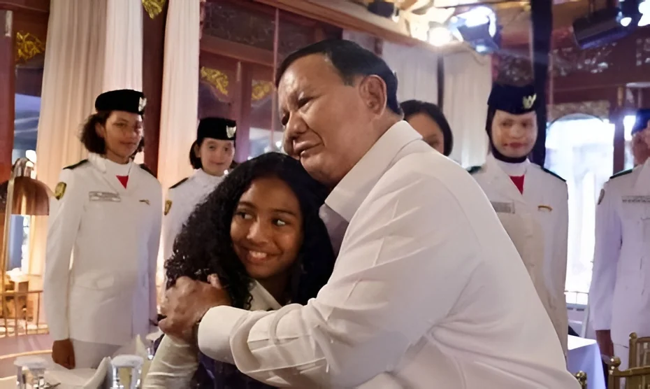 Prabowo Ajak Petugas Upacara HUT ke-81 RI Berkunjung ke Hambalang