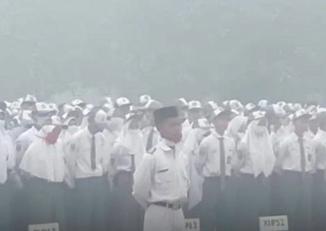 Asap Karhutla Meluas, Sekolah Tatap Muka Singkawang Tetap Jalan
