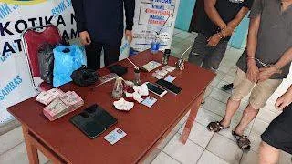 BNN Tangkap Dua Pengedar Sabu di Sambas, 53 Paket Ditemukan
