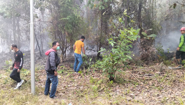 Puntung Rokok Diduga Pemicu Karhutla Setengah Hektare di Sanggau