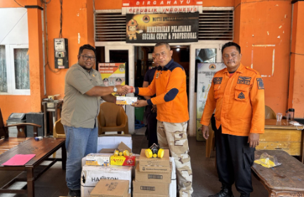 KIPP dan CMI Bergerak Cepat Salurkan Masker Gas dan Suplemen untuk Petugas Kayong Utara-Ketapang