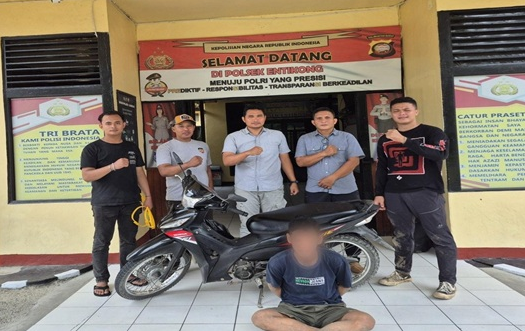 Polisi Tangkap Buron Curanmor Sekadau di Perbatasan Entikong