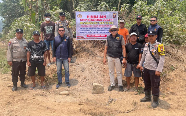 Langkah Preventif Polres Sanggau Cegah Penambangan Emas Ilegal di Tayan Hilir