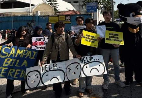 Warga Malaysia Demo di KBRI Kuala Lumpur Tuntut Transparansi Perusahaan Pemicu Kabut Asap Lintas Batas
