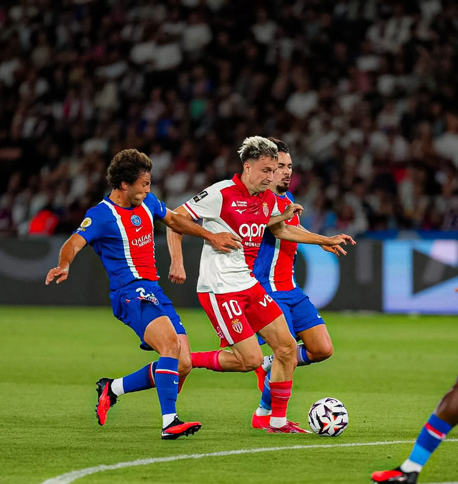 Hasil PSG vs AS Monaco: Les Parisiens Tumbang 1-2 dan Belum Menang di Awal Musim