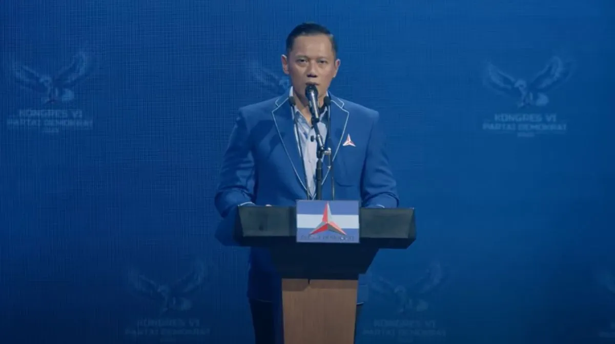 AHY Serukan Demokrat Dukung Prabowo Berantas Korupsi