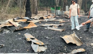 Barak Kayu PT KPI di Empanang Ludes Terbakar, Kerugian Capai Rp250 Juta