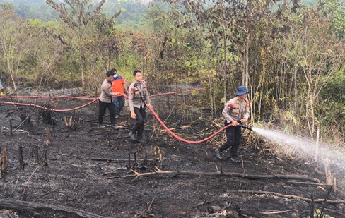 Karhutla di Desa Sungai Ringin Sekadau Hilir Nyala Lagi Usai Dipadamkan