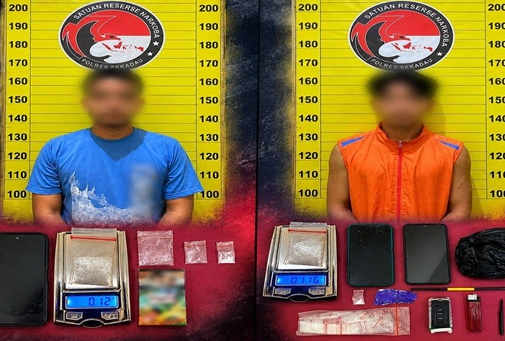 Dua Warga Sekadau Diamankan, Polisi Temukan Sabu dan Puluhan Plastik Klip