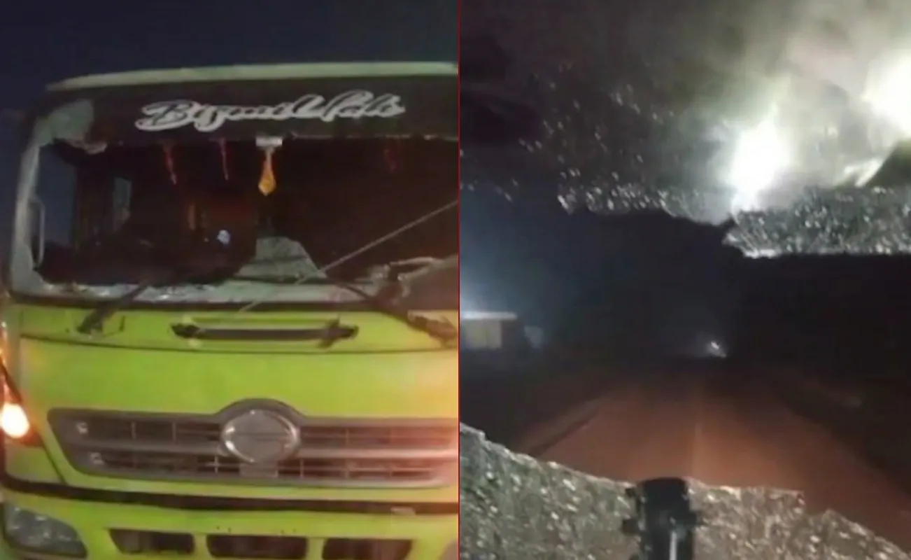 Kaca Truk Dilempar Orang Tak Dikenal di Sanggau, Dilaporkan ke Polisi
