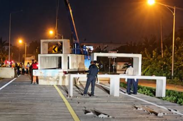 Jalan Baru Sungai Kunyit Mempawah Ditutup Sementara Menyusul Seringnya Terjadi Kecelakaan