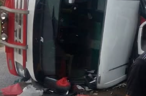 Bus Sambas-Putussibau Kecelakaan di Silat Hilir Kapuas Hulu, Satu Orang Meninggal