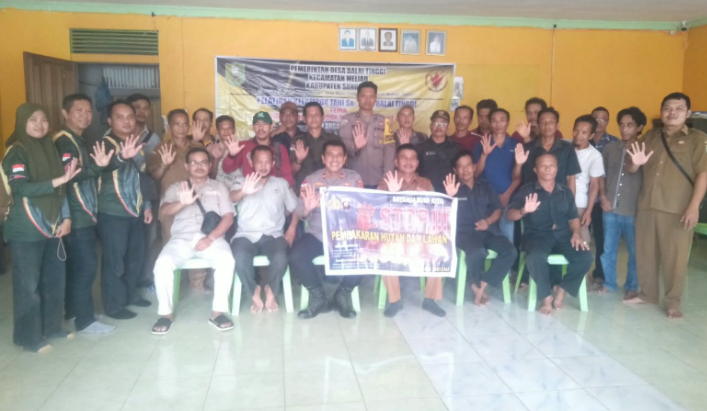 Kemarau Berlanjut, Warga Meliau Sanggau Diingatkan Tak Buka Lahan dengan Cara Membakar