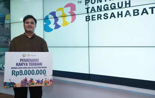 Logo Hari Jadi ke-255 Pontianak Lahir dari Sayembara 16 Tim dan Talenta Lokal