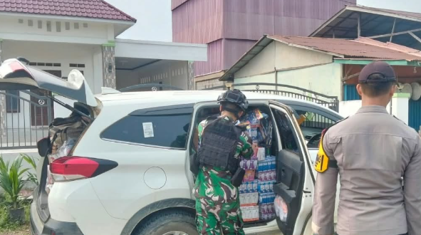 Jalur Perbatasan Badau Diawasi TNI-Polri, Barang Ilegal Jadi Sasaran Pemeriksaan