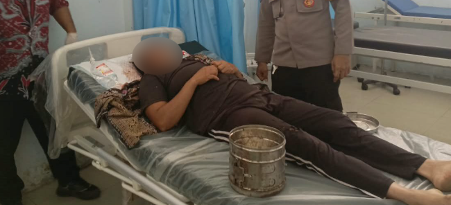 Perempuan di Sekayam Diduga Dianiaya Suami Pakai Parang, Kening Korban Mendapat 18 Jahitan