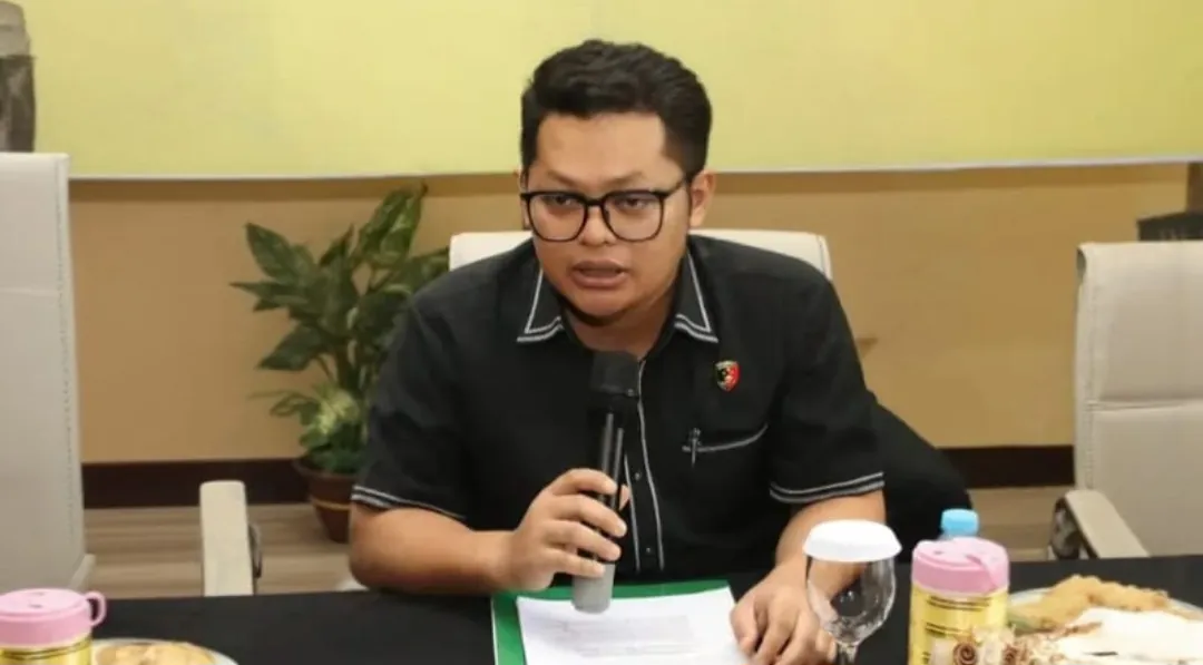 Kompol Yoan Febriawan melakukan kofrensi pers (dok.ist)