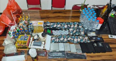 Ratusan Pcs Etomidate dan 31 Bong Disita dalam Operasi Narkoba di Kampung Beting Pontianak