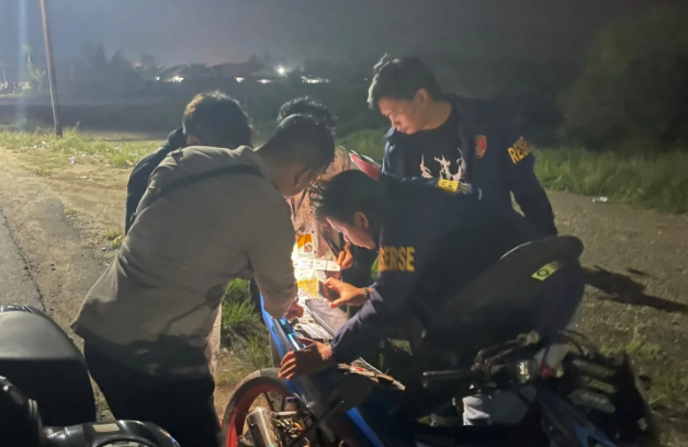 Warga Sungai Pinyuh Keluhkan Knalpot Brong, 20 Sepeda Motor Terjaring Patroli Malam