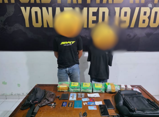 Penyelundupan 5,269 Kilogram Sabu di Perbatasan Sambas Digagalkan, Dua Warga Diamankan