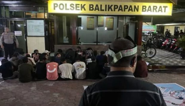 48 dari 58 Orang Positif Narkotika Saat Razia di Gunung Bugis Balikpapan Barat