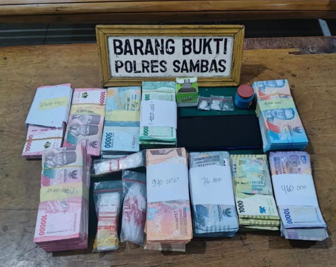 Uang Rp51 Juta Disita dalam Kasus Dugaan Sabu di Sambas, Polisi Lakukan Pemeriksaan