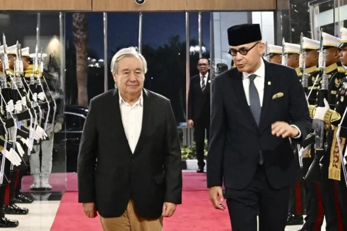 Sekjen PBB António Guterres Tiba di Indonesia, Dijadwalkan Bertemu Prabowo