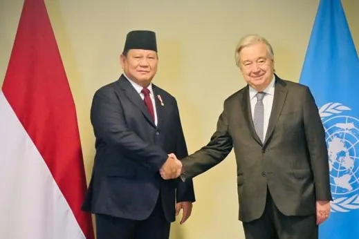 Bertemu Prabowo, Sekjen PBB Apresiasi Peran Indonesia untuk Palestina