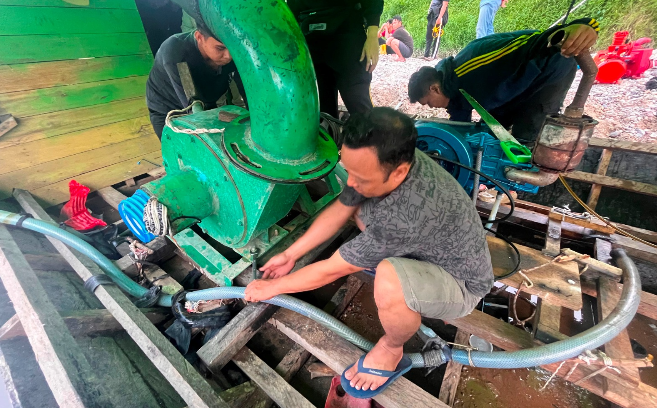 PETI Sungai Sekayam Digerebek, Pria 55 Tahun Diamankan Polisi