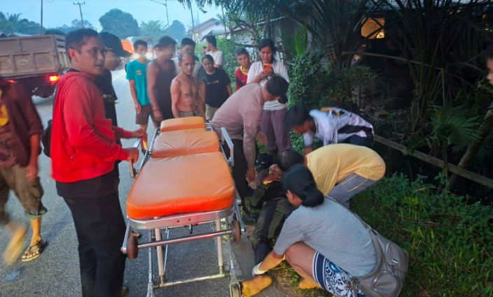 Tabrakan Dua Motor di Simpang Manuk Sanggau, Satu Orang Tewas dan Dua Terluka