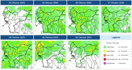 Potensi Cuaca Ekstrem Melanda Kalimantan Barat Waspada Hujan Lebat Disertai Angin Kencang dan Petir