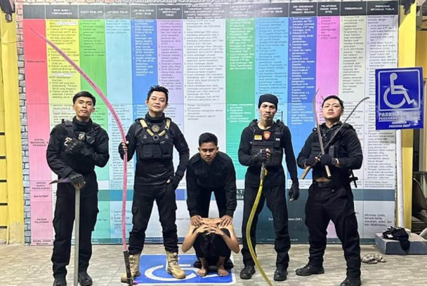 Gagalkan Tawuran Remaja di Singkawang Selatan, Polisi Sita Enam Senjata Tajam dan Sepeda Motor